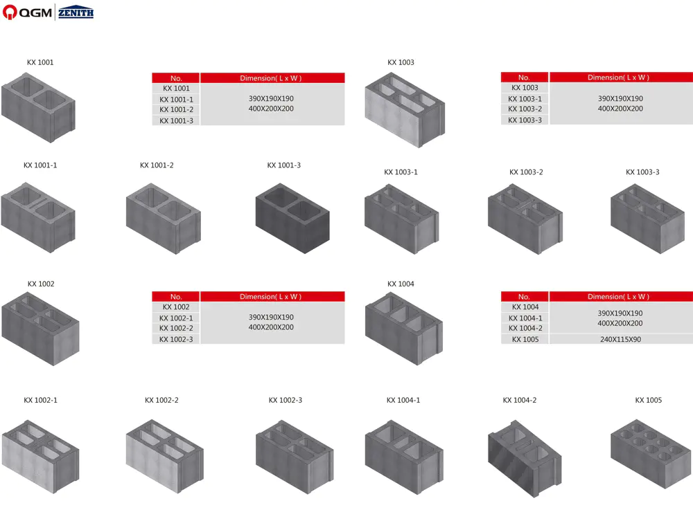 Hollow Brick Mould Hollow Brick Mould
